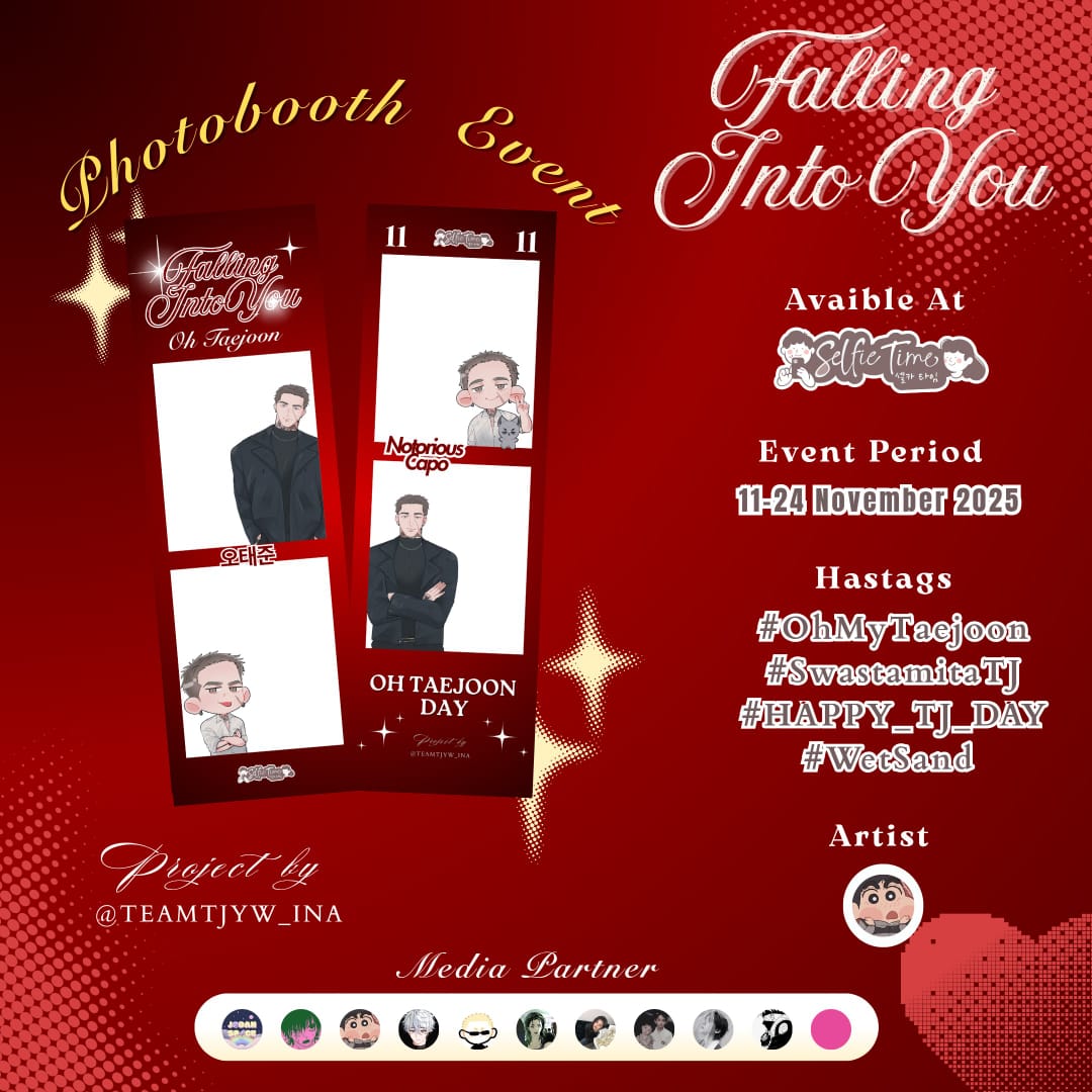 beaniepy's tweet photo. ❤ 𝗙𝗮𝗹𝗹𝗶𝗻𝗴 𝗜𝗻𝘁𝗼 𝗬𝗼𝘂 ❤
Oh Taejoon Birthday Photoframe Event

🗓 11 - 24 November 2025 
📍 Available at @selfietimeid spots all across Indonesia! 

Tag @TEAMTJYW_INA &amp; @dkbyak when you take your photos 💛

#OhMyTaejoon
#HAPPY_TJ_DAY
#WetSand #웻샌드 https://t.co/BOiYxk2GnT
