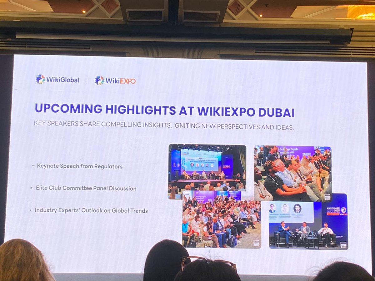 timescryptonews's tweet image. 🎙️ Times Crypto is reporting live from WikiExpo Dubai!

Bringing you the latest insights, trends, and voices shaping the future of blockchain, Web3, and digital assets. 🌍✨

More Updates: timescrypto.com
#WikiExpoDubai #TimesCrypto #CryptoNews #Blockchain #Web3