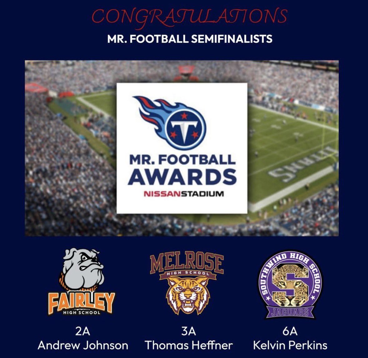 Congrats to our very own <a href="/ThomasJHeffner1/">Thomas J. Heffner</a> for being nominated for Mr. Football