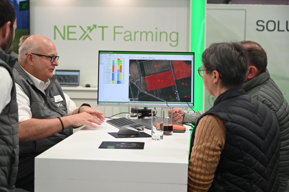 AGCOcorp's tweet image. Day 3 &amp;amp; #TechTuesday at #AGRITECHNICA. 
@ptx_trimble &amp;amp; @PrecisionPlant demonstrating autonomous solutions, AI-powered spraying, and mixed-fleet management that works across brands. 
.
This is precision agriculture reimagined.