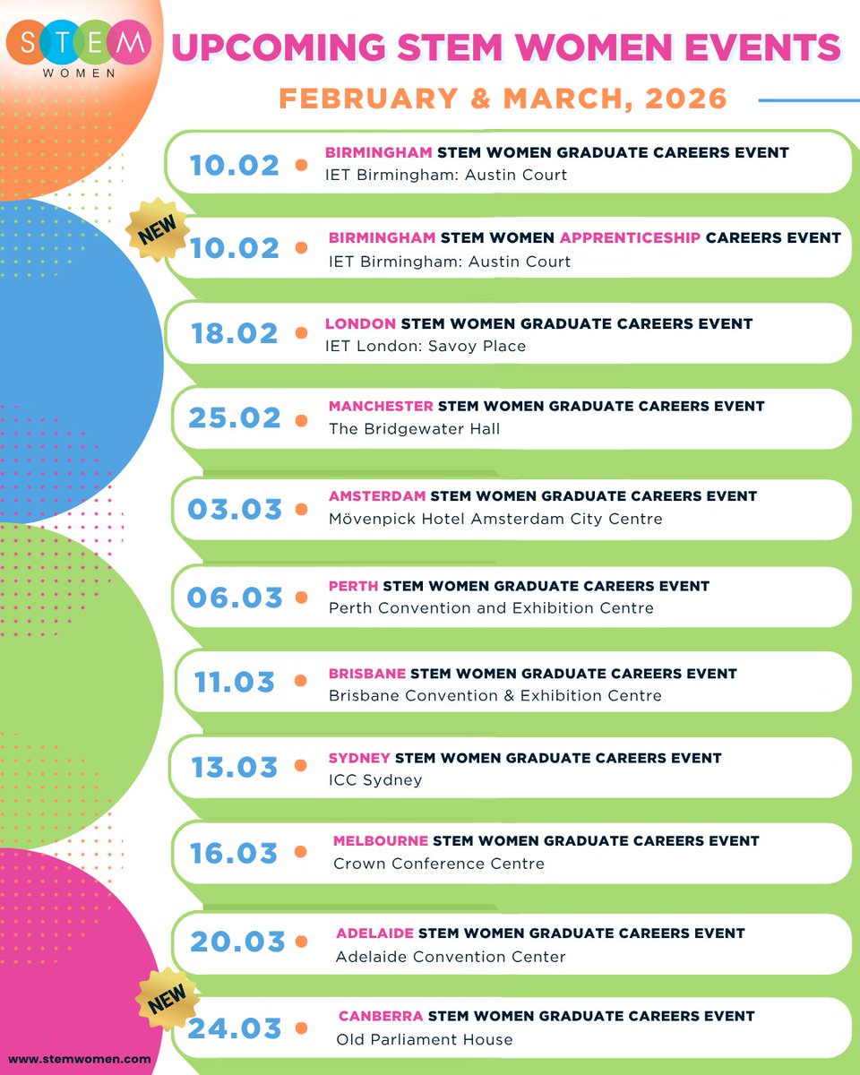 STEM Women Events tweet media