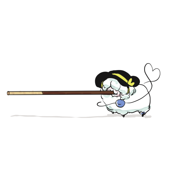 古明地こいし 「#こいシープ 勝負だ!」|葱のイラスト