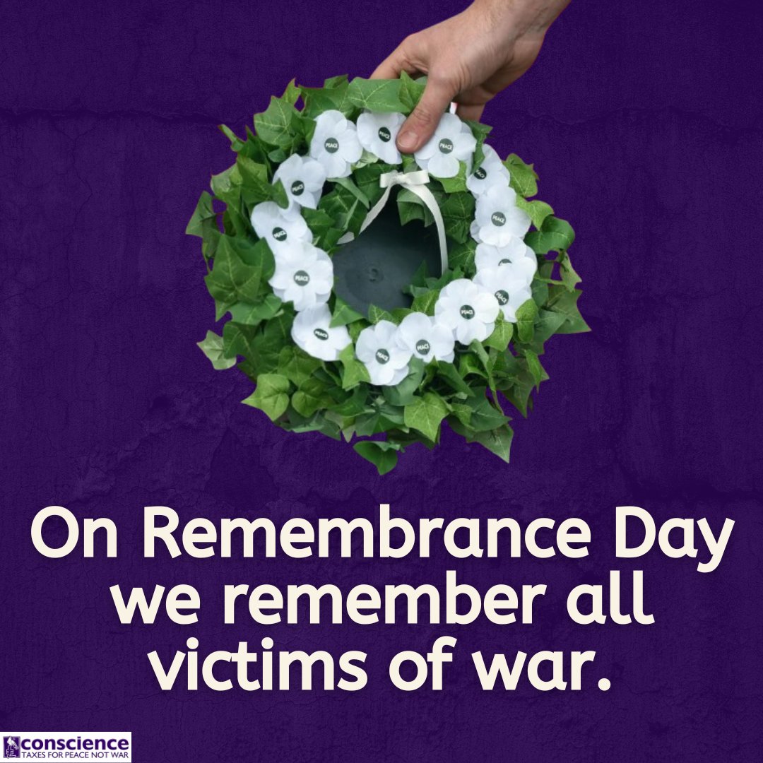 taxesforpeace's tweet image. On #RemembranceDay we remember all victims of war.

The white poppy calls for peace.

So do we. That&apos;s why we campaign for taxes for peace, not war.

#WhitePoppy #PeaceTaxTuesdays
