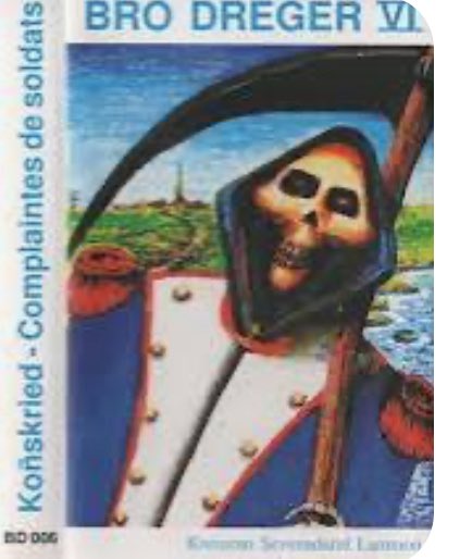 Ar Brezel 14 #brezhoneg 

Heol miz Eost a entane
Dir lemmet ar filc’hier,
O vediñ ’ oant d’ar mare
Ma tintas ar c’hleier.
Ne c’halvent ket d’ar gouelioù,
Kennebeut d’ar pardon,
Ken trist e oa o mouezhioù
D’an tan-gwall ‘oant o son.
Eus an tourioù en dremmwel
Betek bro blounerin