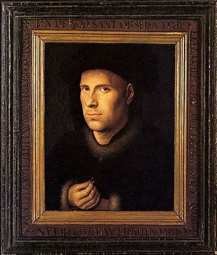 My 2025 celebrity lookalike: mr Arnolfini, 1434.