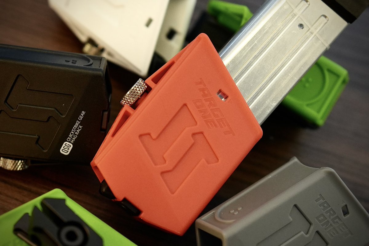 jkarmy_int's tweet image. Target One QuickStrike Mag Rack 
Model options Available 

For ⬇️
- 1911 Series 
- CZ SP01 / Shadow2 / TS 2 Series 
- Glock / G Model Series 
- 2011 / Hi-Capa Series 

Many colors of choice !!! 
Best for IPSC competitions 

#targetone #target1 #magazine #pouch #rack #ipsc