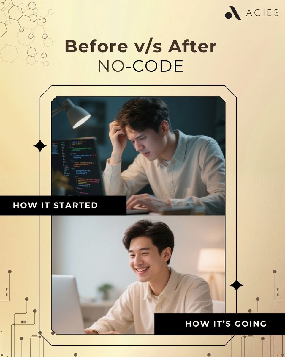 aciesholdings's tweet photo. Trying to code a login screen vs. dragging it in 2 clicks 😅
No-code makes life easier.

#techhumor #techmeme #nocodeease #codehumor #codememes #AciesPlatform #buildsmart https://t.co/7qJV3B31Bj