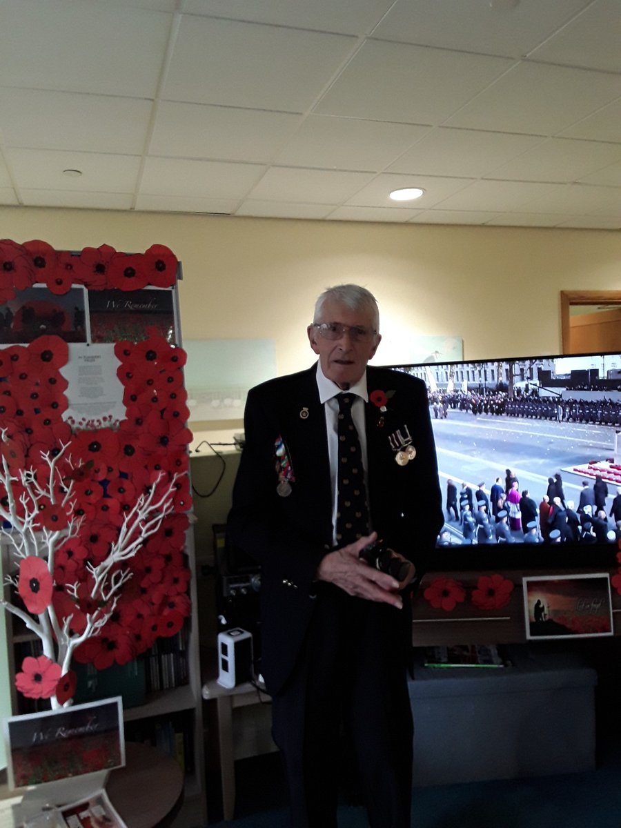 SomersetCare's tweet photo. As we approach the 11th hour, of the 11th day, of the 11th month, our residents have been marking Remembrance by attending commemorative services, observing the two-minute silence and creating poppy wreaths.

#ArmisticeDay #RemembranceDay #LestWeForget #WeWillRememberThem https://t.co/Ifh9mqS1Sm
