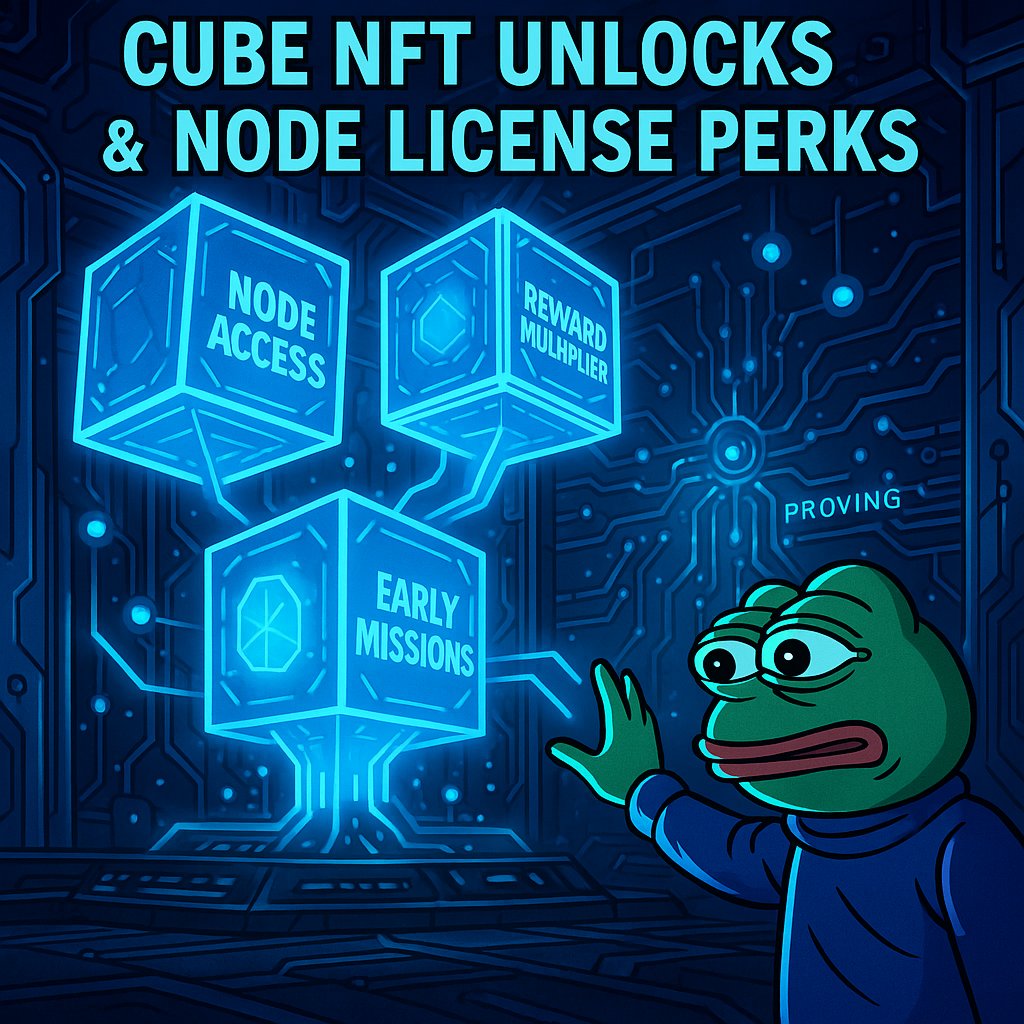 Some NFTs give you pictures.
Some give you flex.
 Cube NFTs give you power.
Not cosmetics — compute. <a href="/cysic_xyz/">Cysic</a> 

Narrative (Setup → Contrast → Payoff)
Most NFTs are JPEGs you hope will moon.
Maybe they change your PFP, maybe they sit dusting in a wallet.
Cube NFTs are