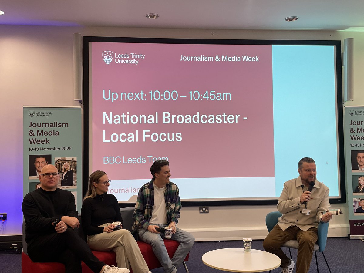 TimeaFe's tweet image. Kicking off day 2 with the @BBCLeeds Team. 

Exciting day ahead!

#LTJMW