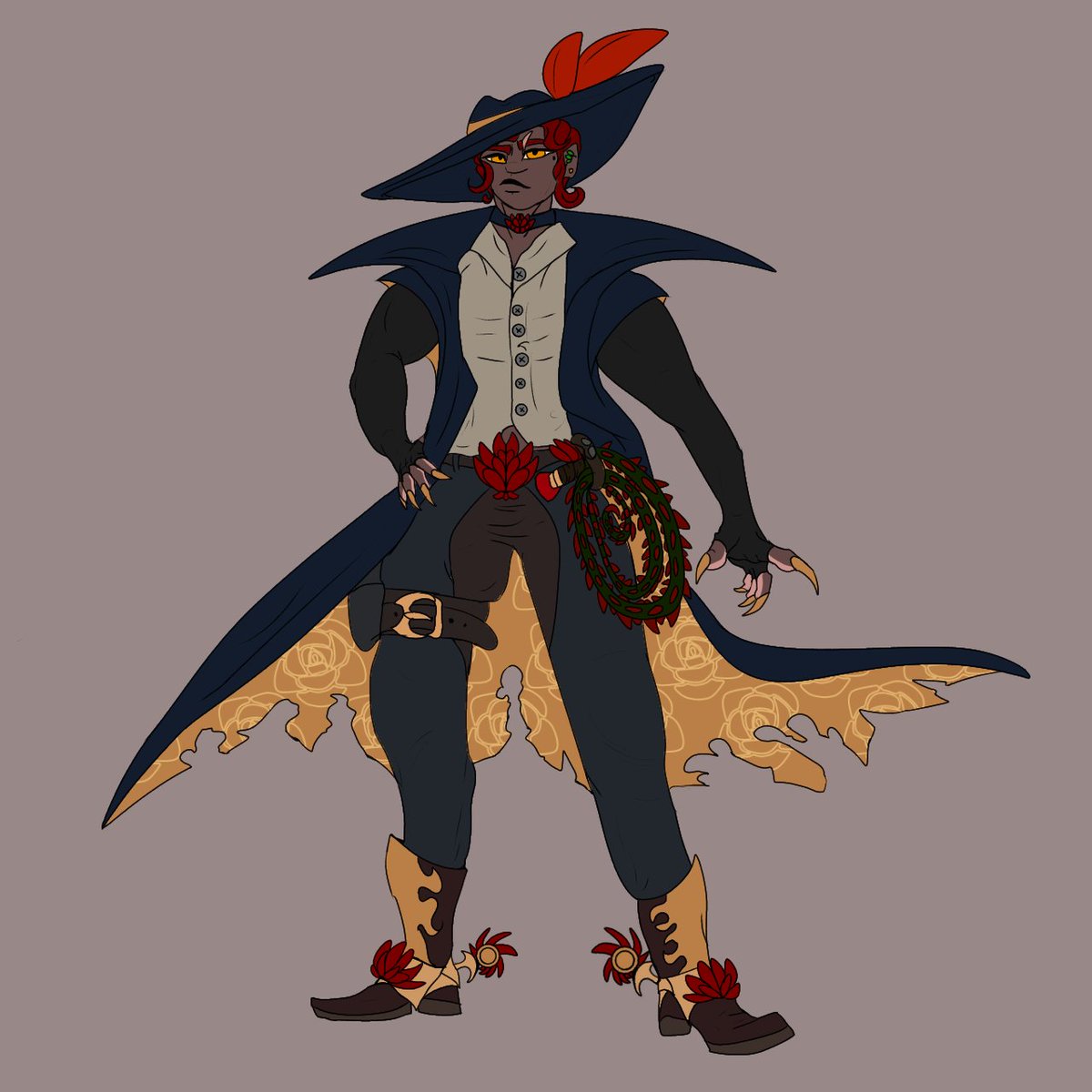 VectdCreations's tweet image. God this oc design is so good,again trigun fandom did not treat me right...