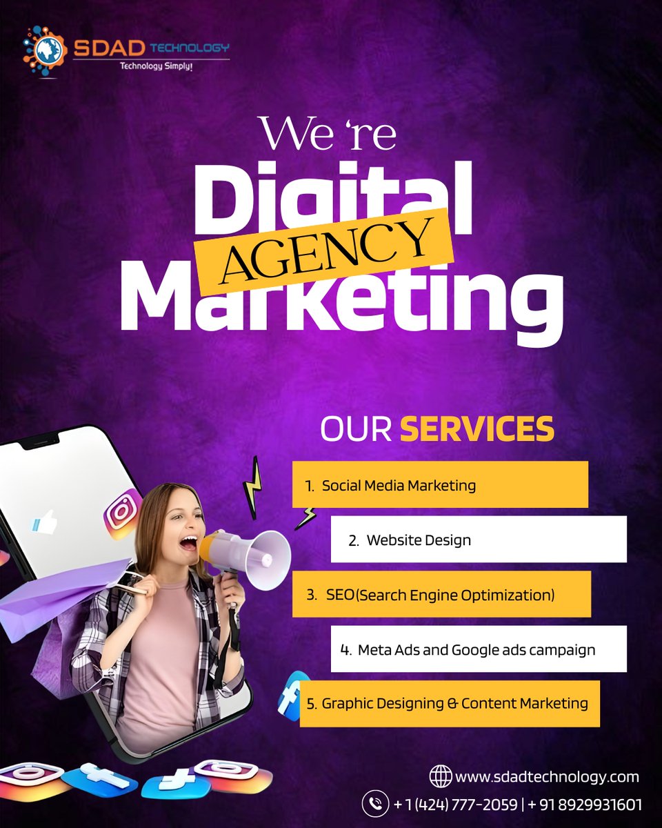 SdadTechnology's tweet image. Take your brand to the next level with SDAD Technology! From social media to SEO — we make your digital presence shine.

Contact us at 👇
✉️ info@sdadtechnology.com 
📱 +1(424)777-2059 | +91-8929931601
sdadtechnology.com

#sdadtechnology #digitalmarketing #brandgrowth
