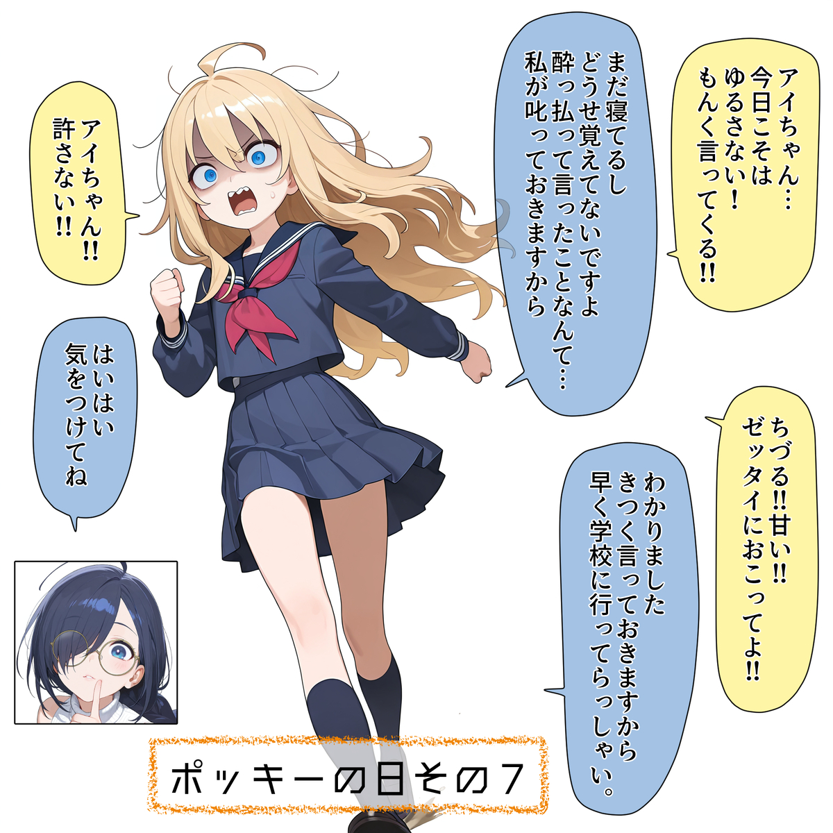 aichan366's tweet photo. 昨日の続き
#マンガが読めるハッシュタグ 
#ポッキーの日 (1/1) https://t.co/HDU6SiL7Wt