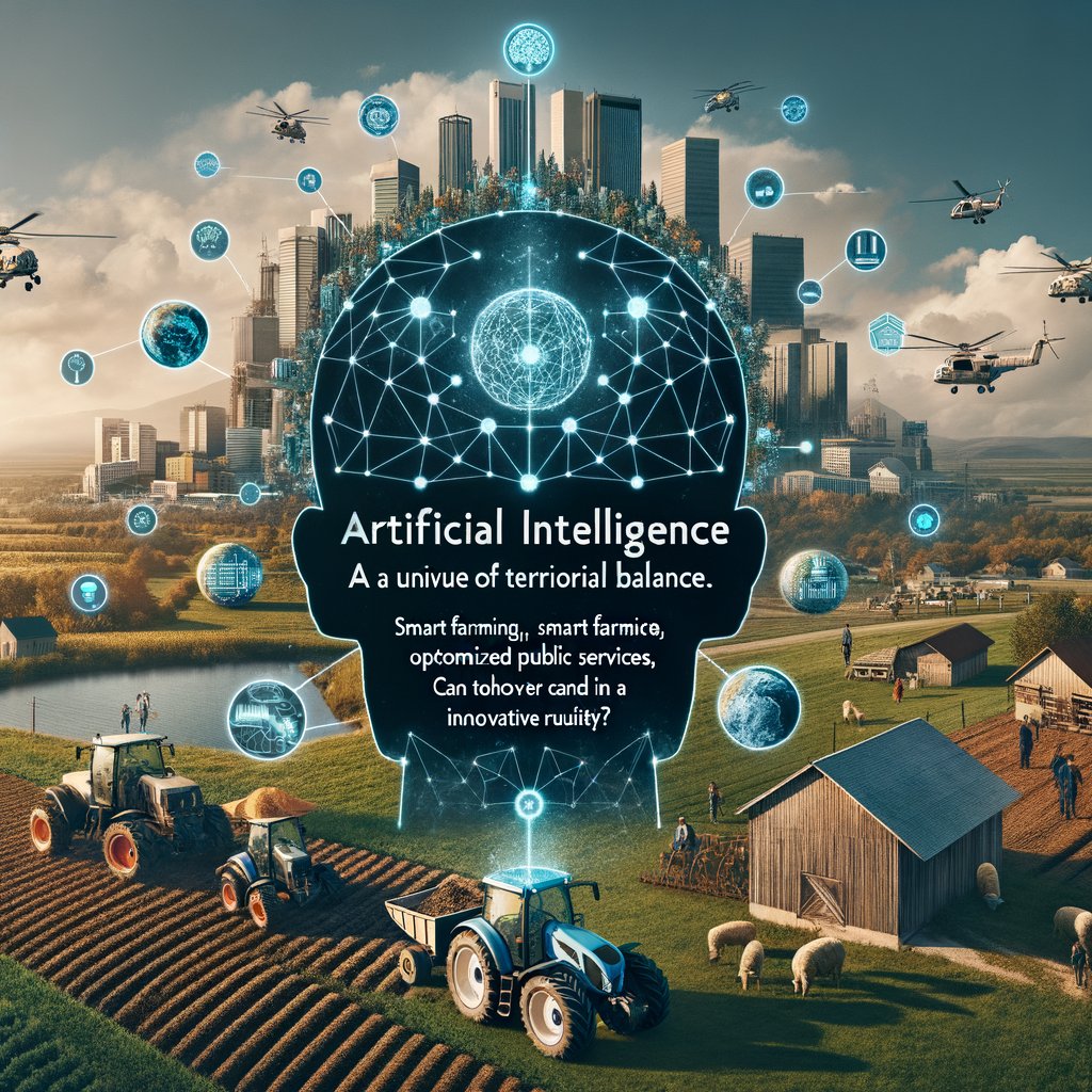 L'IA en milieu rural : une opportunité unique de rééquilibrage territorial. Agriculture intelligente, services publics optimisés, emplois locaux créés. La technologie peut-elle être le levier pour une ruralité dynamique et innovante ?