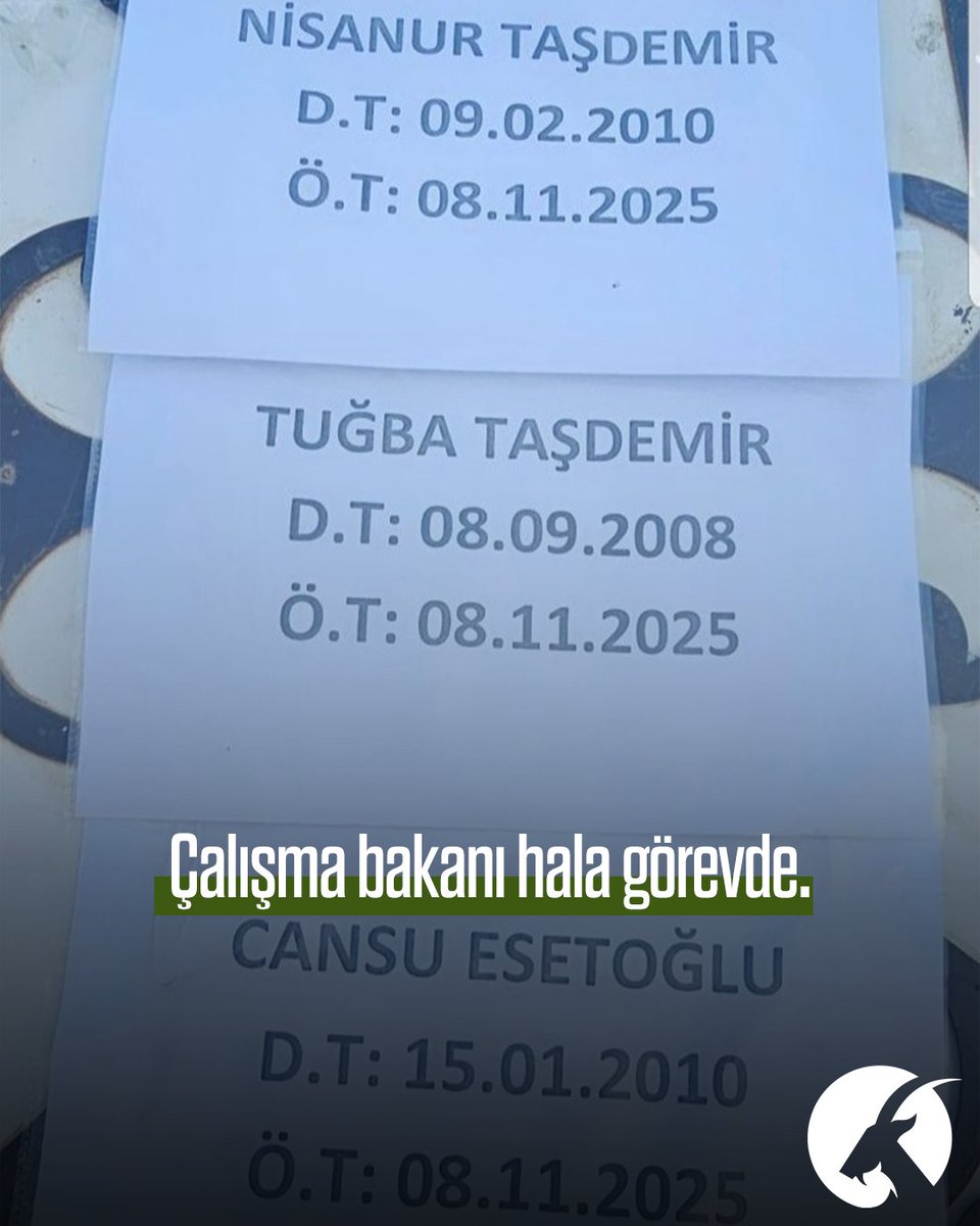 Yılın başından beri 76 çocuk iş cinayetlerine kurban gitti. Bini aşkın işçi yine iş cinayetlerinde öldürüldü. Çalışma ve Sosyal Güvenlik Bakanı hâlâ koltuğunda oturuyor.
