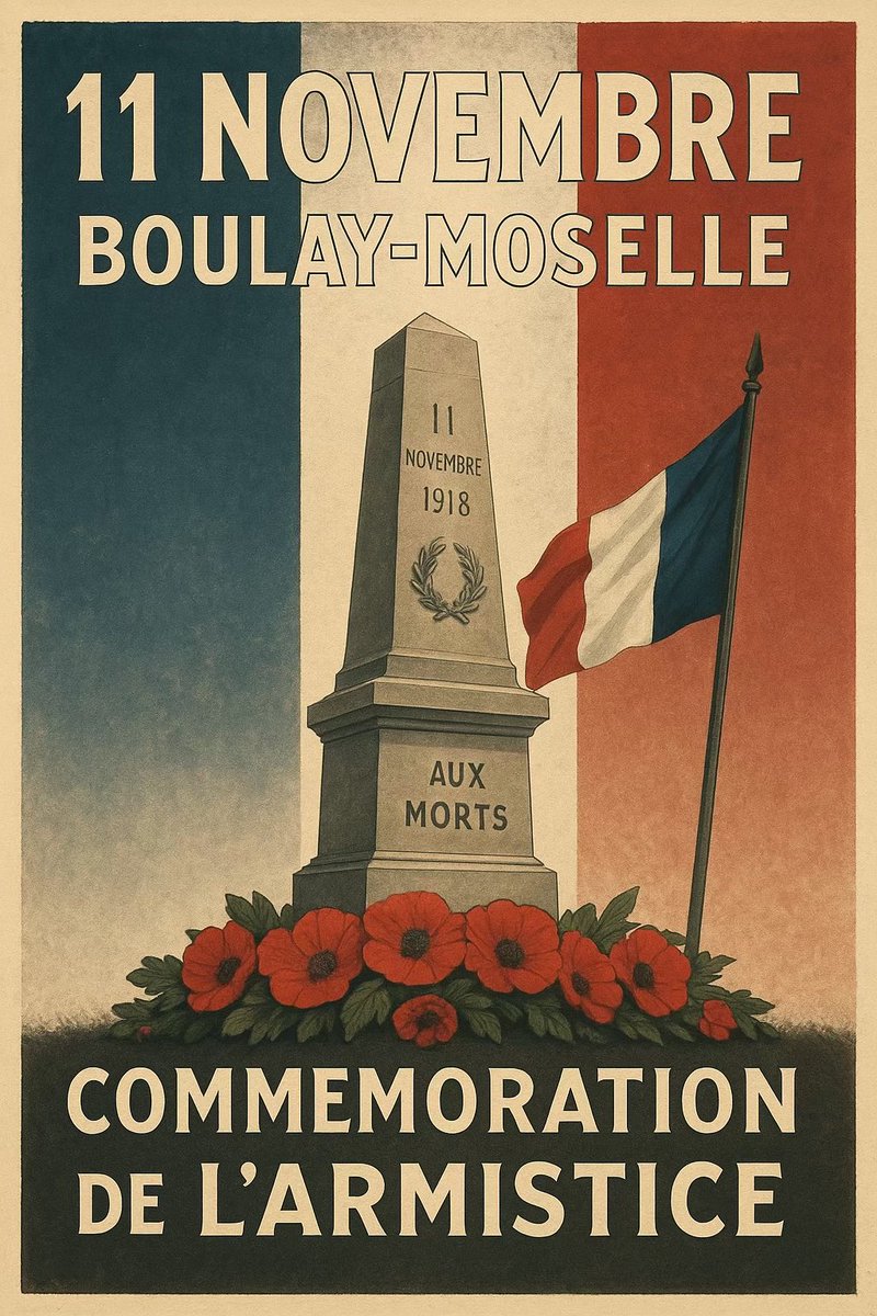 Hier soir à Boulay-Moselle, aux côtés d’<a href="/AlexandreLoubet/">Alexandre Loubet</a> , nous avons rendu hommage à celles et ceux qui ont donné leur vie pour la France 🇫🇷.

Le devoir de mémoire nous unit et fait vivre l’esprit de la France.

#11Novembre #BoulayMoselle #Mémoire #France
