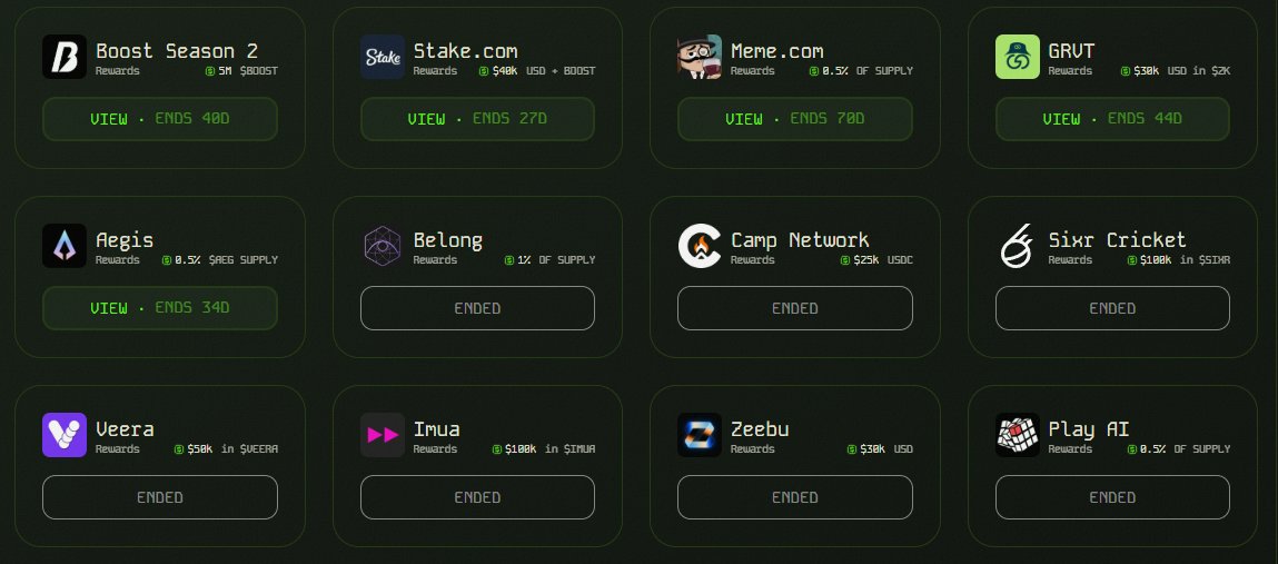To date, there are still four projects underway on the <a href="/alphabot/"></a> platform. 
What will be the next project to join the family?

<a href="/meme/">MEME.COM</a> - END - 21.01.26
<a href="/grvt_io/">Grvt</a>  - END - 25.12.25
<a href="/aegis_im/">Aegis</a> - END - 15.12.25
<a href="/boostdotgg/">Boost</a> - END - 21.12.25
@stake - END - 09.12.25
We'll be waiting!