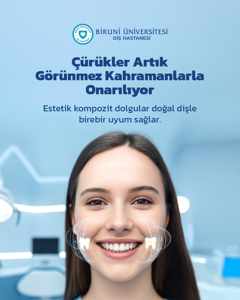 Estetik kompozit dolgular, diş renginizle birebir uyum sağlayarak doğal bir görünüm sunar.
Hem sağlamlık hem de estetik açısından modern diş hekimliğinin en çok tercih edilen tedavilerindendir.

🦷 Sağlam, estetik ve doğal gülüşler için doğru tedaviyle tanışın.
