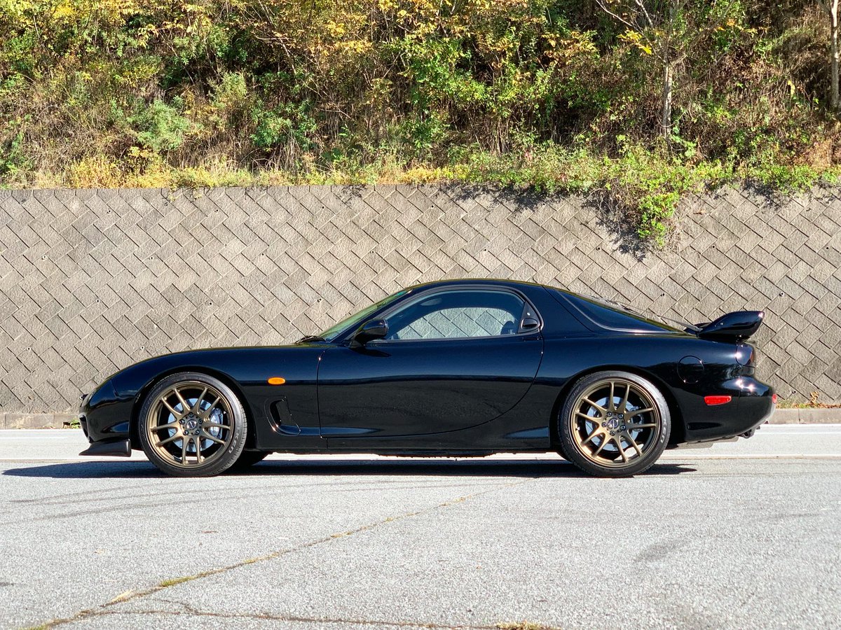 rx7_cx5's tweet image. 天気次第で今週末にはNew styleかな？👀
#RX7 #FD3S #withmazda