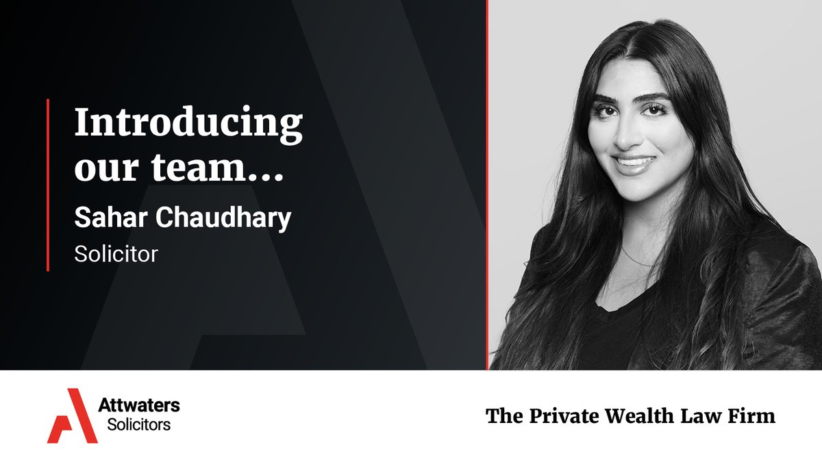 Sahar Chaudhary is a Solicitor in our Dispute Resolution team. She has a strong track record in property litigation, specialising in landlord and tenant matters. Sahar enjoys using her problem-solving skills to help people reach a resolution.. 

attwaters.co.uk/team/sahar-cha…