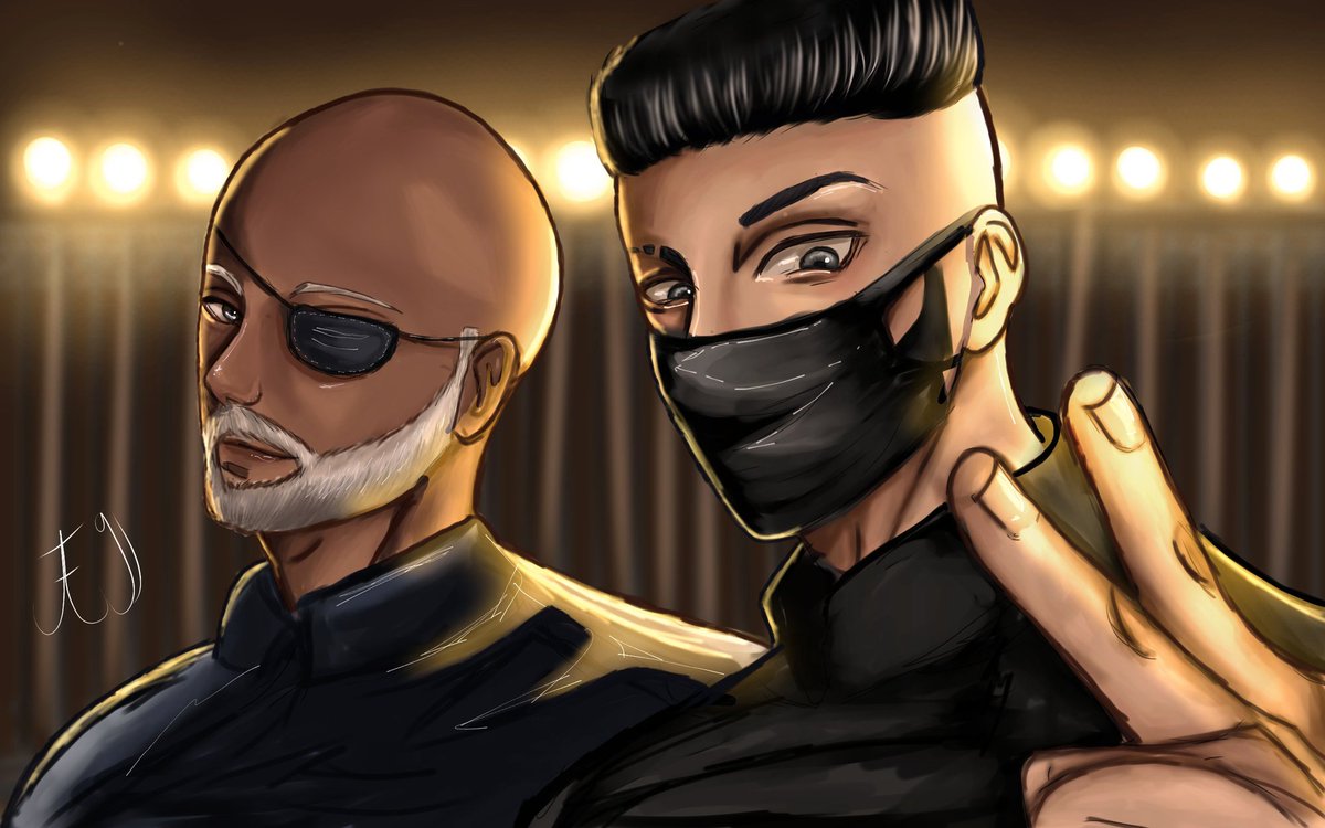 وحدة من اكثر الرسمات  الي حبيتها و طولت بيها🖤