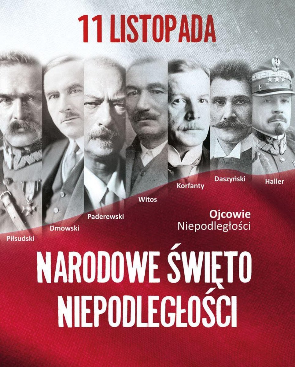 Rewit123's tweet image. 11 LISTOPADA
Narodowe Święto Niepodległości 🇵🇱
Cześć i chwała Bohaterom !!!
Radosnego świętowania
#11listopada 
#NarodoweŚwiętoNiepodległości 
#MarszNiepodległości