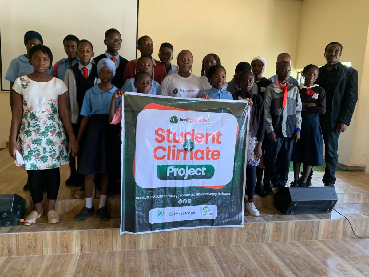 Rachelfidelis1's tweet photo. Yesterday marked a special milestone for me and my team, as we kicked off the Student4Climate Project under EcoCulture 360 Initiative  

This one is close to my heart because if we want to build a future where sustainability is second nature, we have to start where learning start https://t.co/WT7kuFpHqi