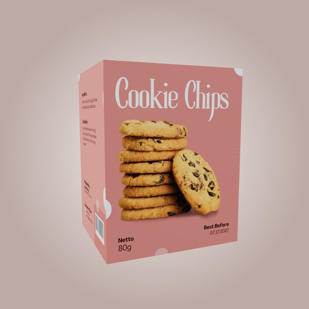 3dpackto's tweet photo. Cookie Chips packaging done right! 🍪📦
🎨 3D box mockup generator 📏 Customize box dimensions ⚡ Create realistic mockups online 💰 No expensive photoshoots

Try it now! https://t.co/J2qklg8Fsb https://t.co/aYkct1irjC