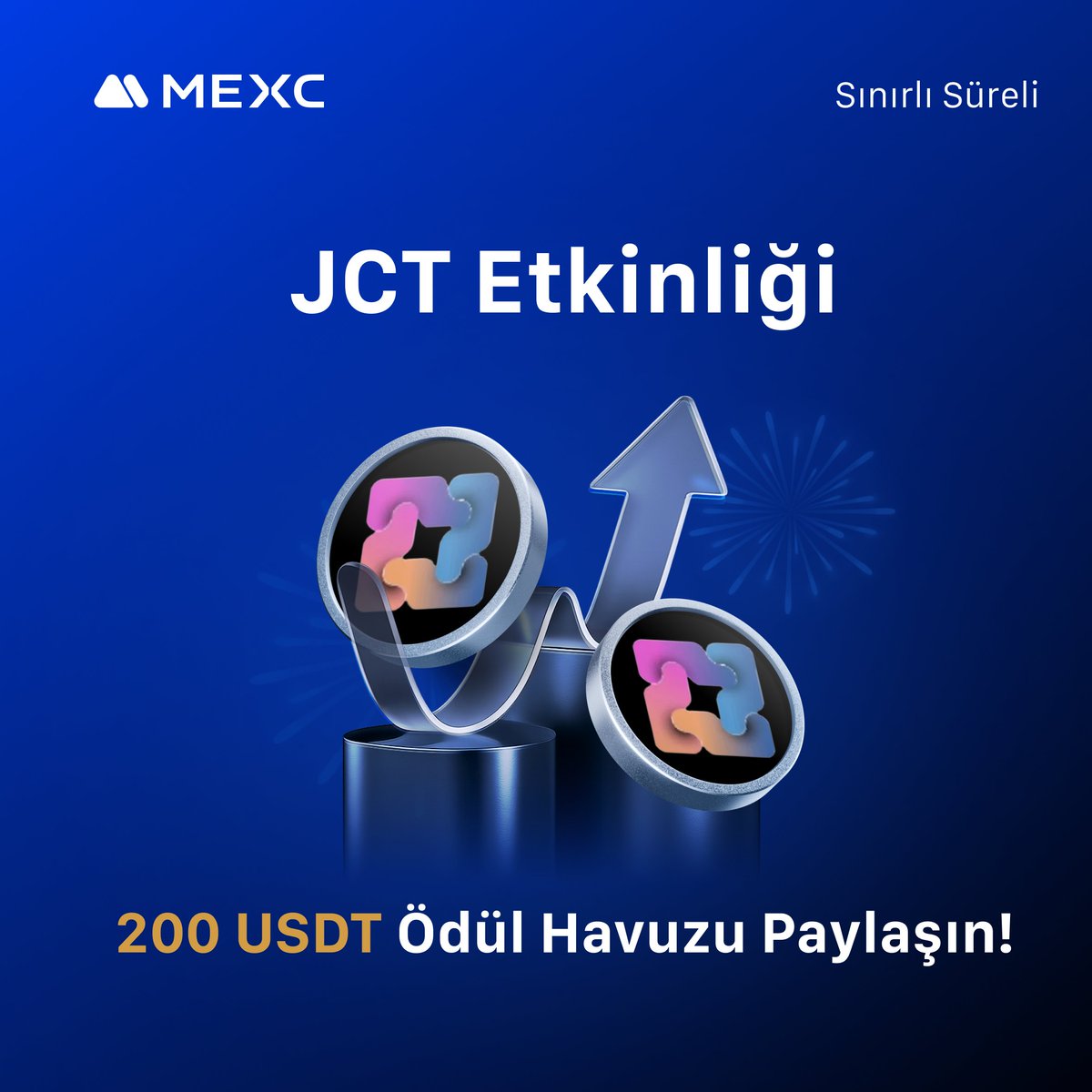 MEXC_Topluluk's tweet photo. 🎉 Paylaş-Katıl-Kazan Etkinliği🎉

📌 JCT Etkinliğini Paylaşın 200 USDT Spot Ödül Havuzundan Pay Kazanın!

💱 En az 1 000 USDT işlem hacmi yapan katılımcılar çekilişe hak kazanır!

📝Katılım: https://t.co/MFdBEGDtIt

⏰ Son katılım: 16 Kasım https://t.co/wkUmKBI8MG