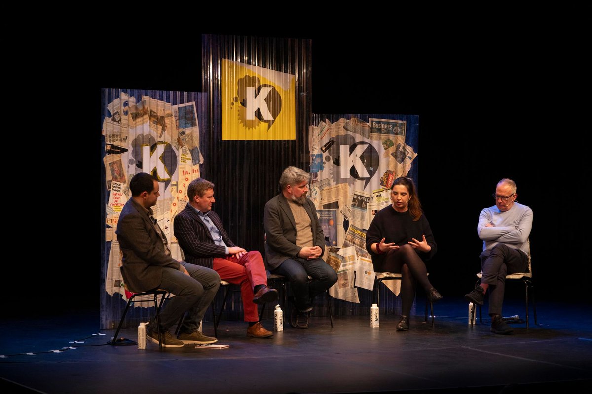 higginsdavidw's tweet photo. IDA vs DFA - A panel on Ireland's response to the Middle East at @kilkenomics. 

I'm new-ish to the world of panels and speaking, so being on stage with @PatLeahyIT, @finn_mcredmond, @fotoole and @naoisen was an opportunity I'm very grateful for. https://t.co/FXrcbIkOKr