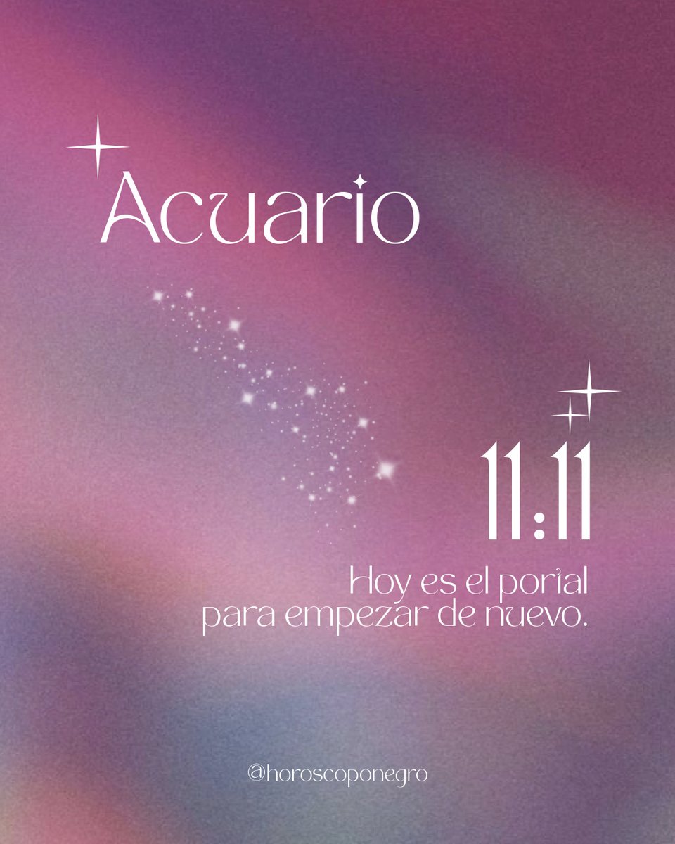 acuario_hn's tweet photo. ✨ Acuario, el número 11 es el número maestro de la intuición, el recordatorio de que tú creas lo que crees ✨

El 11.11 es el portal que abrirá la frecuencia de la abundancia, pero solo entrarán los que vibren en ella 🔮 ¿En qué estás pensando ahora mismo? https://t.co/ezSjVslCfm