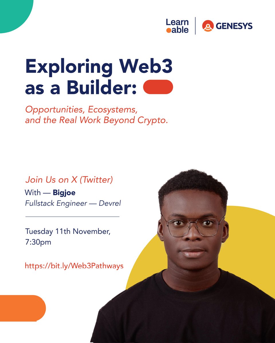 _learnable's tweet photo. Opportunities are shifting to Web3 — and Genies are leading the way.  Don’t just watch the change, be part of it! 

@genesystechhub @ekeson_wtb @bigjoejs @TheRealNesfield @KaspaMeta @amdonatusprince
Join the Space: https://t.co/HufFbKnRbH https://t.co/M1OLZlgnsc