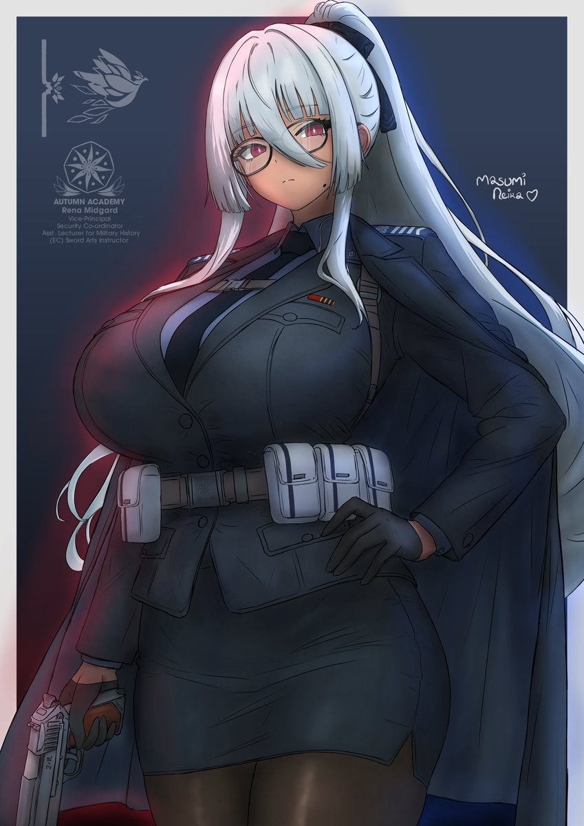 reikamasumi's tweet photo. Rena, UAF fanart
Not a standard uniform at this point >w< https://t.co/EBjnWoxixz
