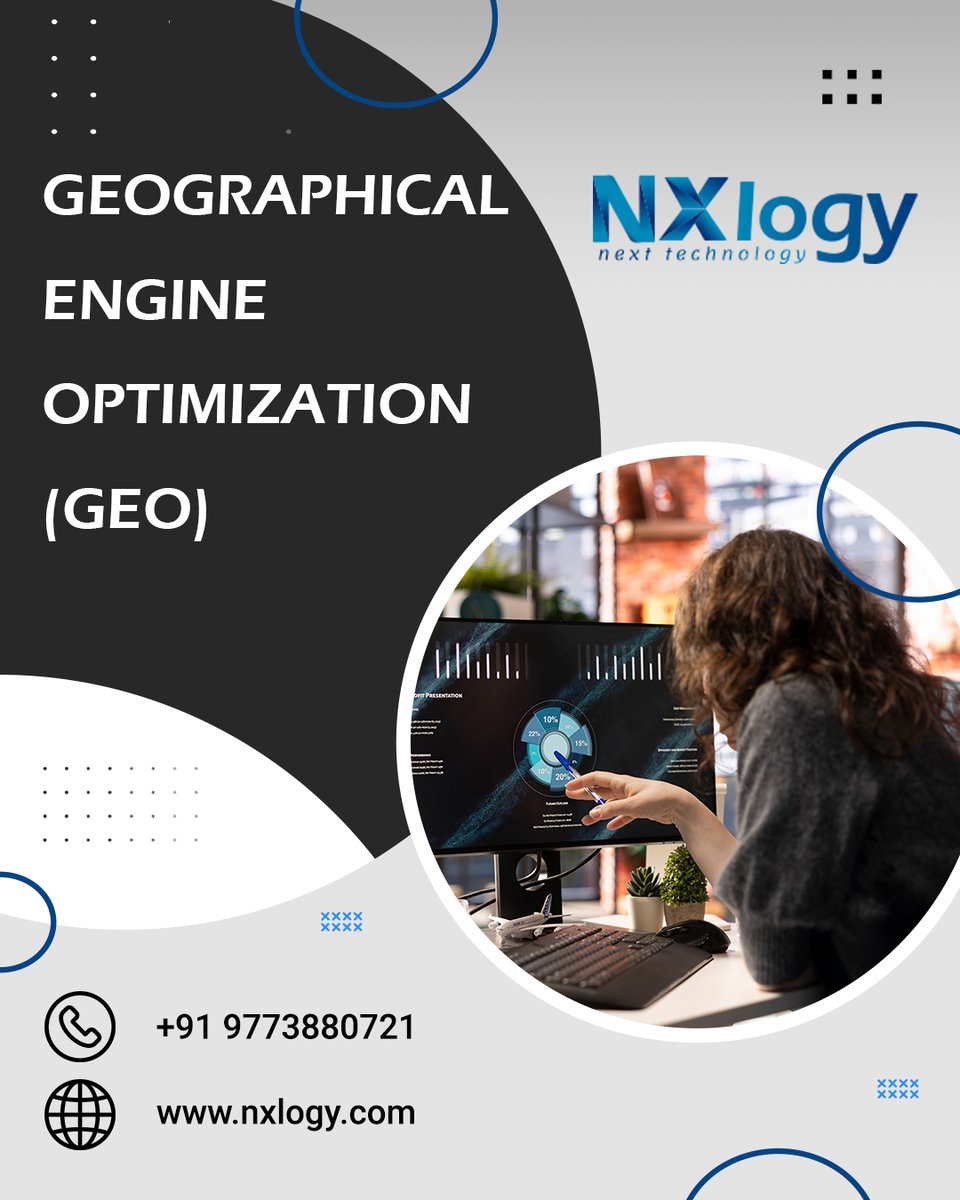 nxlogy's tweet image. 🌍Reach Your Audience Where It Matters Most!
At NXlogy Solutions Private Limited, our Geographical Engine Optimization (GEO) for Social Media helps brand connect with the right people in the right place.🚀
📞+91 9773880721
🌐nxlogy.com/services/digit…
#NXlogy #DigitalMarketing #GEO