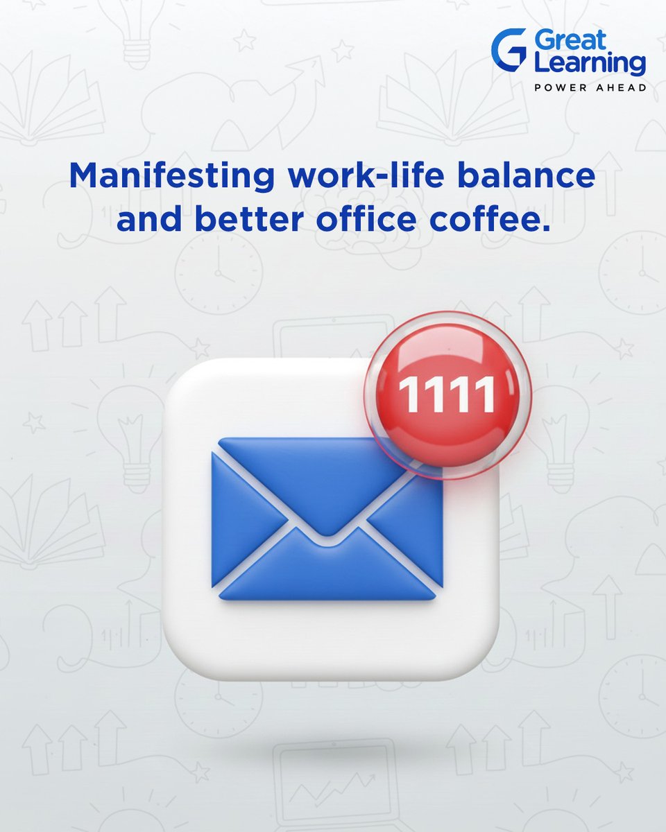 The stars said 11:11, the inbox said lol!

#GreatLearning #PowerAhead #1111 #Manifestation