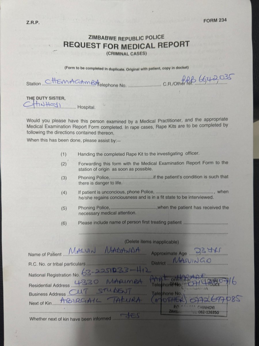 MalemaZw's tweet image. We are receiving news that our comrades have been found but they were seriously tortured then they were dumped. This kind of conduct has no place in Zimbabwe. We appeal to @PoliceZimbabwe to do its investigations and bring perpetrators to book. 

@zimlive @HStvNews @Cde_Ostallos