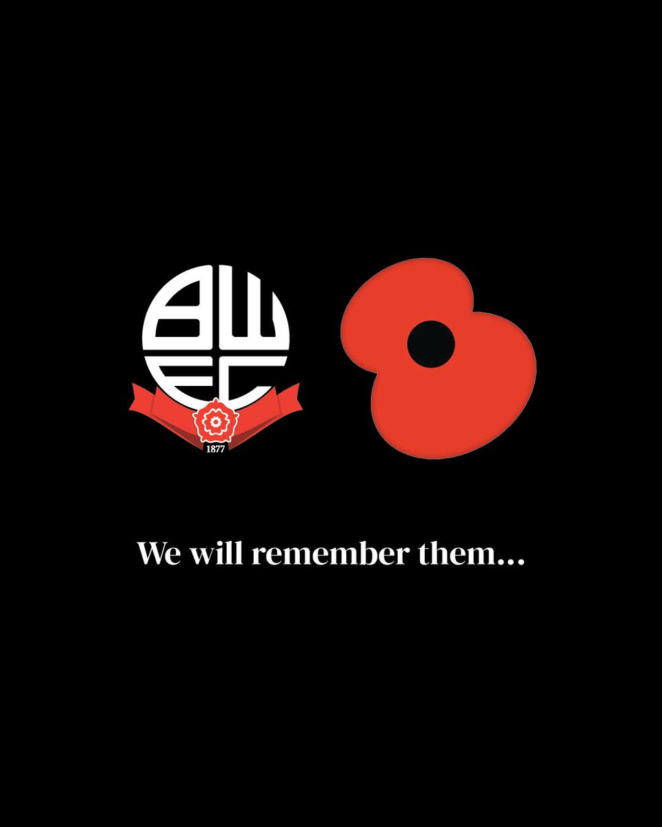 OfficialBWFCW's tweet photo. At the going down of the sun and in the morning, we will remember them. https://t.co/xFyYUCh3D8