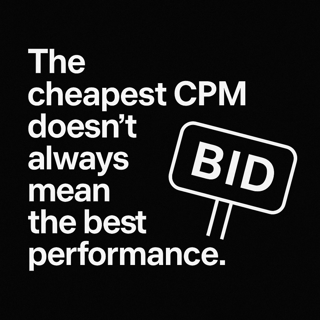 Sesan_me's tweet image. The cheapest CPM doesn’t always mean the best performance. A slightly higher bid can unlock higher-quality placements, better audiences, and stronger engagement rates. Always balance efficiency with effectiveness—optimize for value, not just cost.#MetaAds