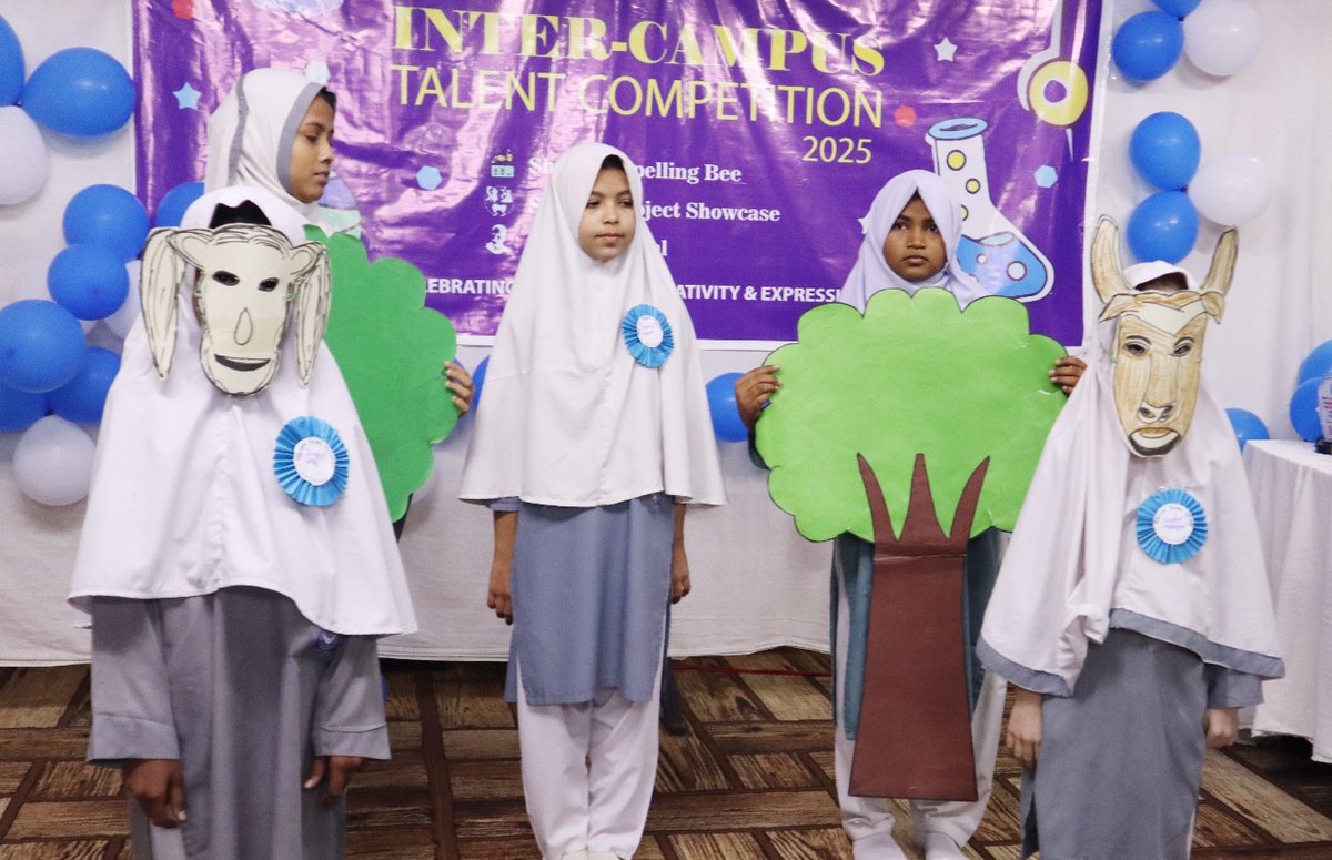 BaithakSchools's tweet photo. Sharqi Cluster proudly begins Baithak’s Inter-Campus Talent Competitions! 🌟 Primary students showcased spelling, Iqbaliyat and science skills with confidence and creativity. Thanks to our judges and Ms. Huma Kaleem! #BaithakSchoolNetwork #talen #Competition #EducationForAll https://t.co/YSAl504bnE