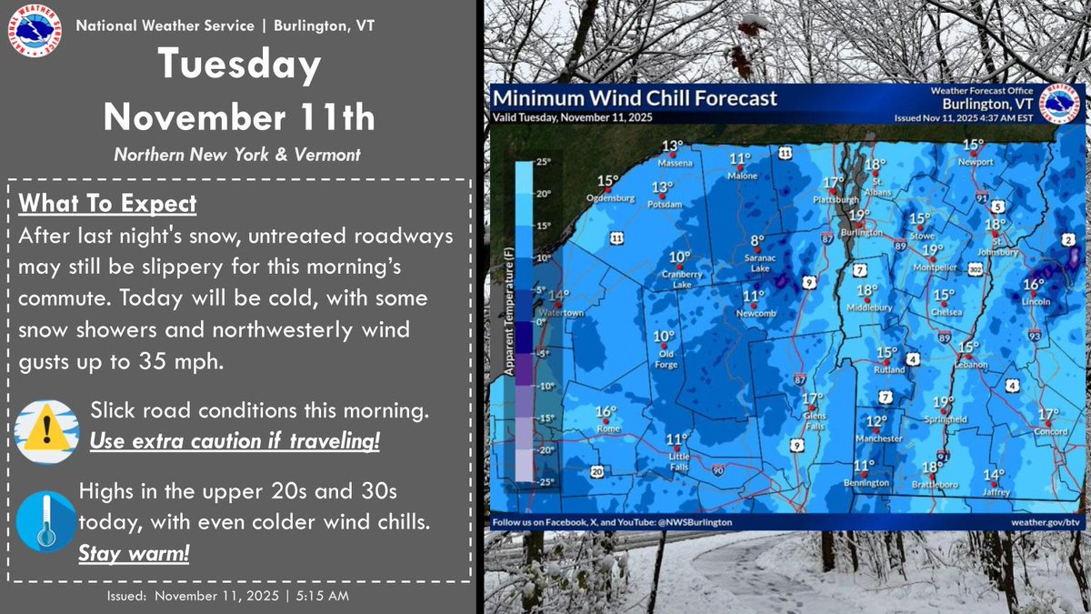 Gusty winds leading to cold wind chills and additional light snow ...