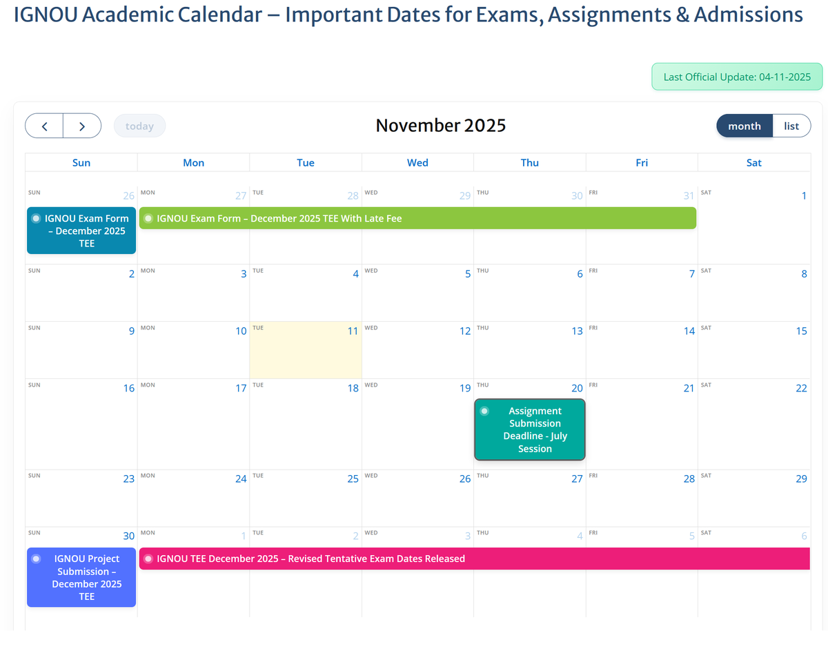 IGNOU Help tweet media