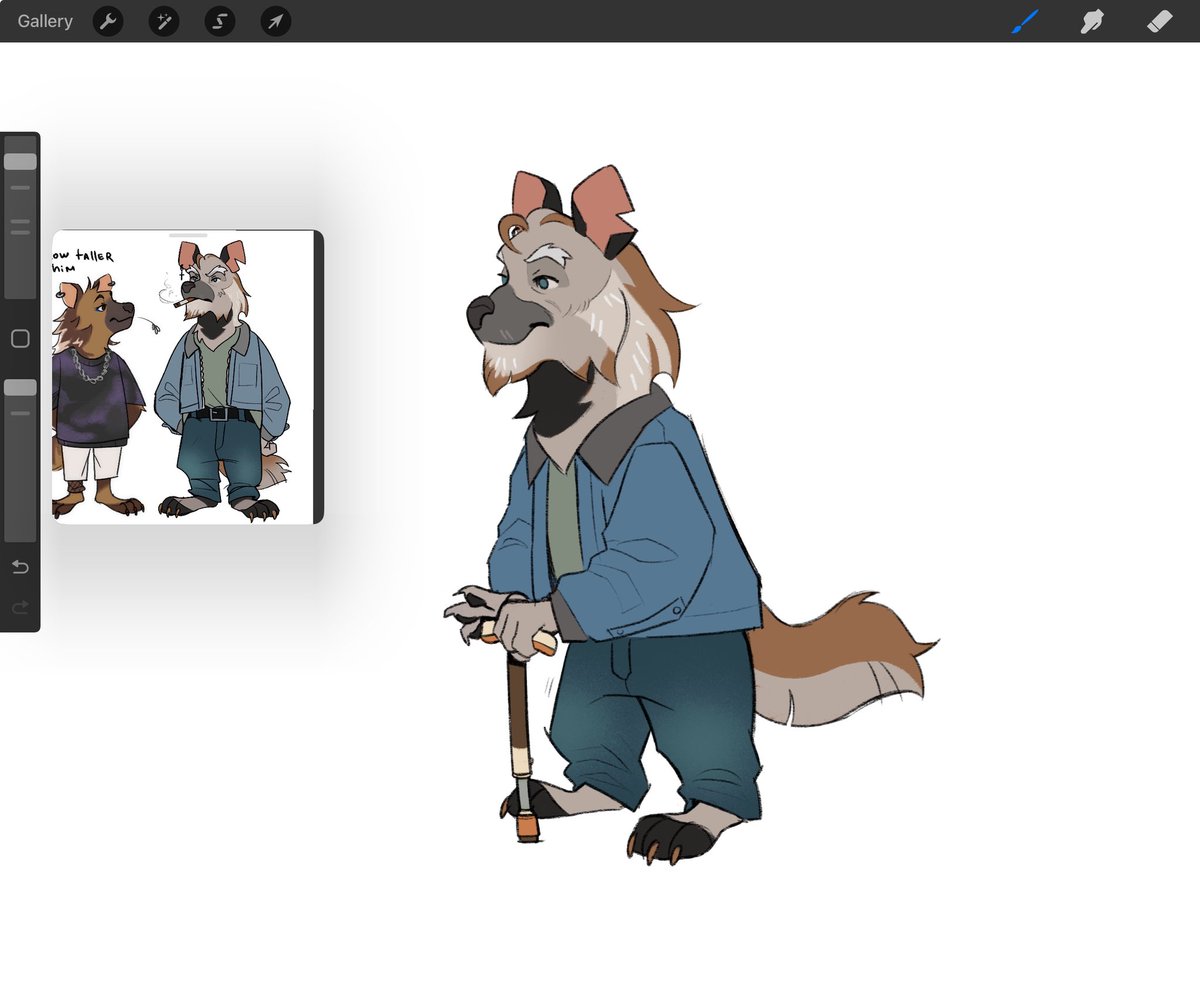 I was trying to simplify the way he looks because i hattteee having OCs whose whole design is their fur pattern. But I literally cannot remove any detail without losing what makes Cole himself and it is KILLING ME. He still looks like he would be a pain to animate!!!!