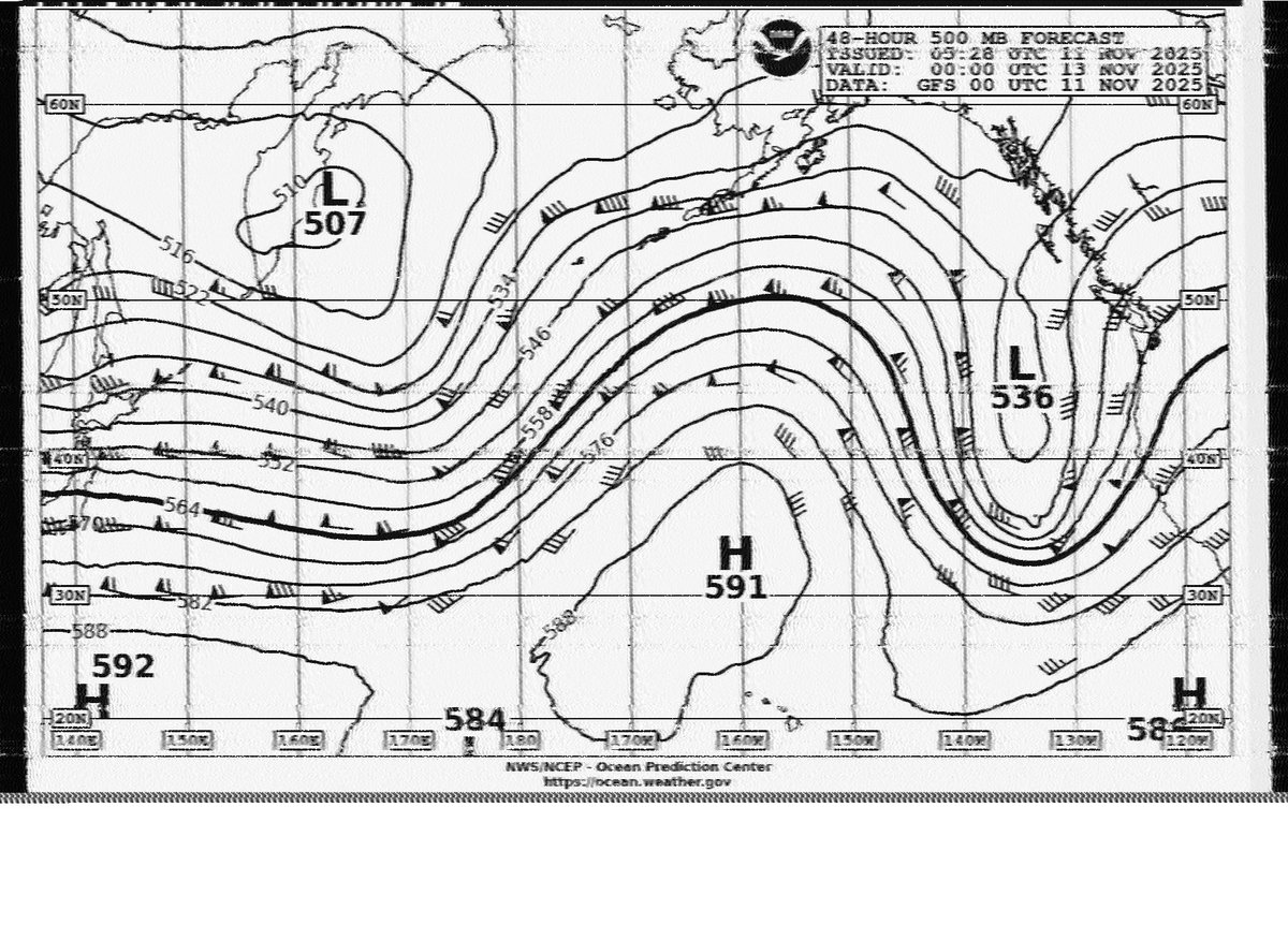 CadiereGerald's tweet photo. Some Early AM #Wefax / #RadioFax 11/11/2025 - 4344.1 KHZ
@Airspy_com #HF+_Discovery #SDRsharp1922 #Fldigi
180ft dipole with a @Nooelec 9:1
Trinsmitted out of Pt. Reyes Ca
Received in Woodland wa CN85 https://t.co/dgB8faV2d2