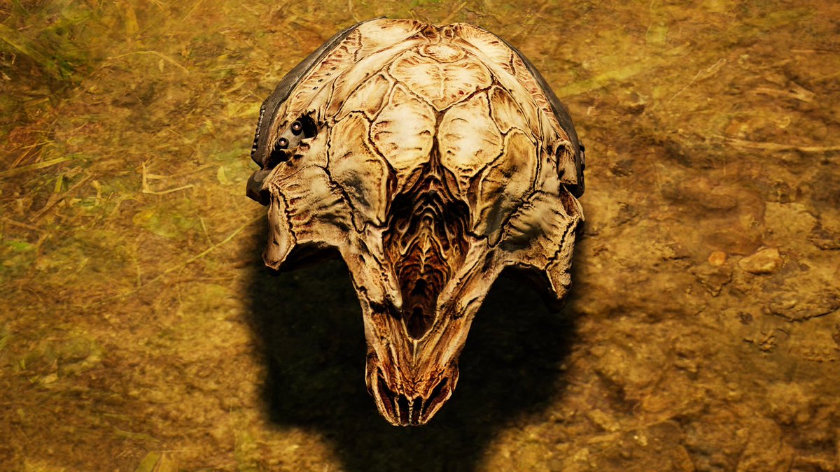 SymbioticYautja's tweet image. I love taking photos of other people’s yautja and Biomask in Predator hunting grounds 
#yautja