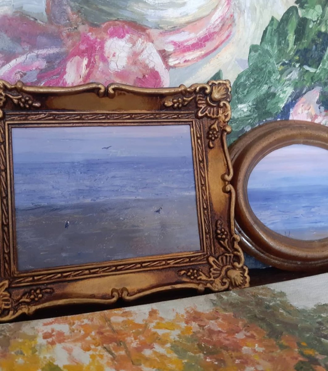 vampiliza's tweet photo. My small oil paintings with Black Sea (2015) https://t.co/W5mkeP6Wiz