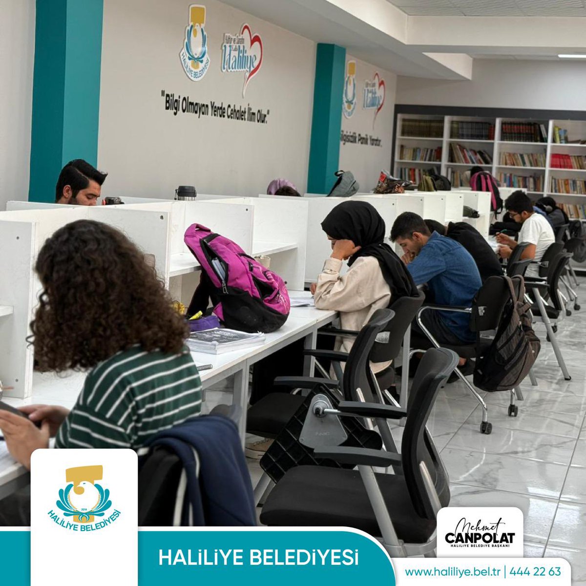 Sessizlik, konfor ve teknoloji bir arada.📚 

📍Dijital Kütüphane ve Okuma Salonu’muzda; ücretsiz internet, zengin kaynaklar ve ferah çalışma alanıyla gençlerimize verimli bir ortam sunuyoruz.  💪