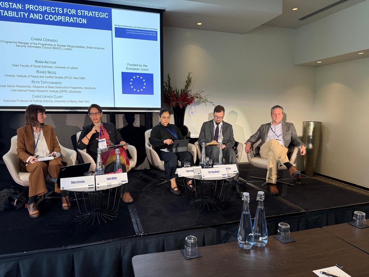 IAIonline's tweet image. Round 2 of breakout sessions on #biologicalweapons, #emergingtechnologies, the future of #armscontrol &amp;amp; stability and cooperation between #India and #Pakistan with senior experts as our panelists

⌛Stay tuned for this afternoon plenary session!