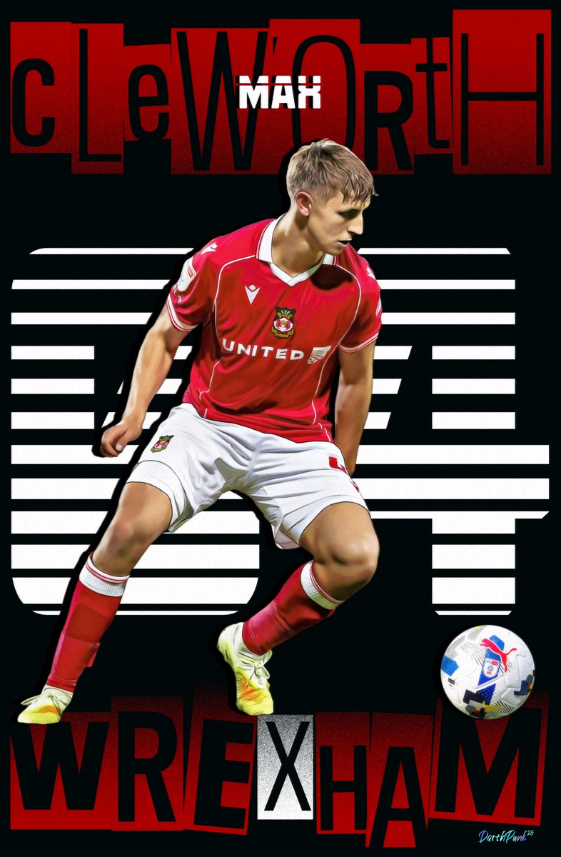 Dedicated to my good mate Gareth
MAX CLEWORTH 💪
Artist: DarthPunk
Medium: Digital Illustration &amp; Graphic Design
(No AI, just time, effort and a passion for Wrexham)
<a href="/maxcleworth88/">Max</a> #Wrexham #askwxm <a href="/gareth0791/">gareth roberts</a> <a href="/Wrexham_AFC/">Wrexham AFC</a> <a href="/fearlessidzine/">Fearless In Devotion | WREXHAM AFC podcast</a> <a href="/m_griffiths92/">Disney’s Mark Griffiths</a> <a href="/RobRyanRed/">RobRyanRed - Wrexham AFC Podcast</a> <a href="/MeTheWifeWxm/">Me, the Wife and Wrexham AFC Podcast</a>