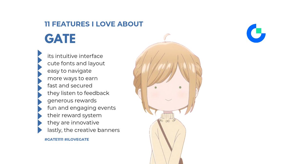 If you need 11 reasons to love gate, here it is.