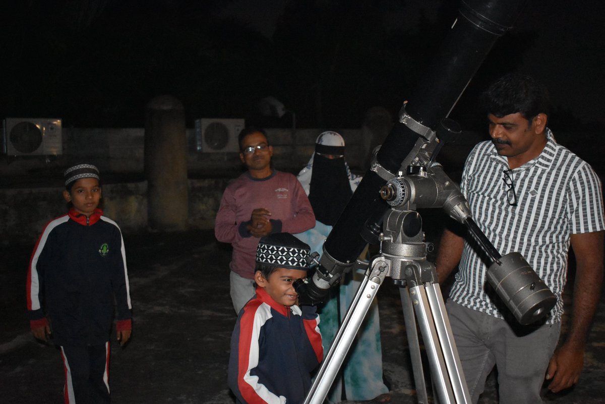 dscgulbarga's tweet image. Inspiring curiosity and Exploration beyond the Horizons! Sky observation programme conducted as a part of the celebration of International Science Centre and Science Museum Day at @dscgulbarga a unit of @ncsmgoi on 10th November 2025.
#ISCSMD #skyobservation
@gssjodhpur